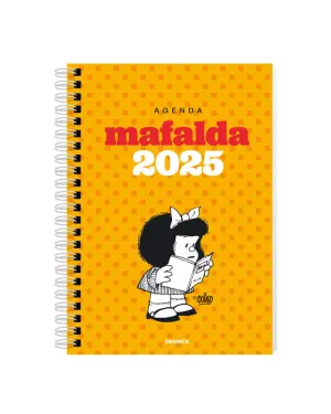 AGENDA 2025 MAFALDA ANILLADA MÓDULOS AMARILLA