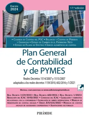 PLAN GENERAL DE CONTABILIDAD Y DE PYMES (17.ª ED.)