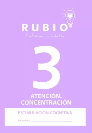 ESTIMULACIÓN COGNITIVA: ATENCIÓN CONCENTRACIÓN 3